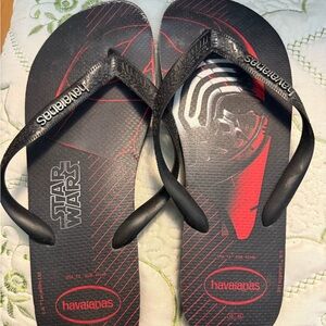 Havaianas Star Wars flip flops men’s size 13